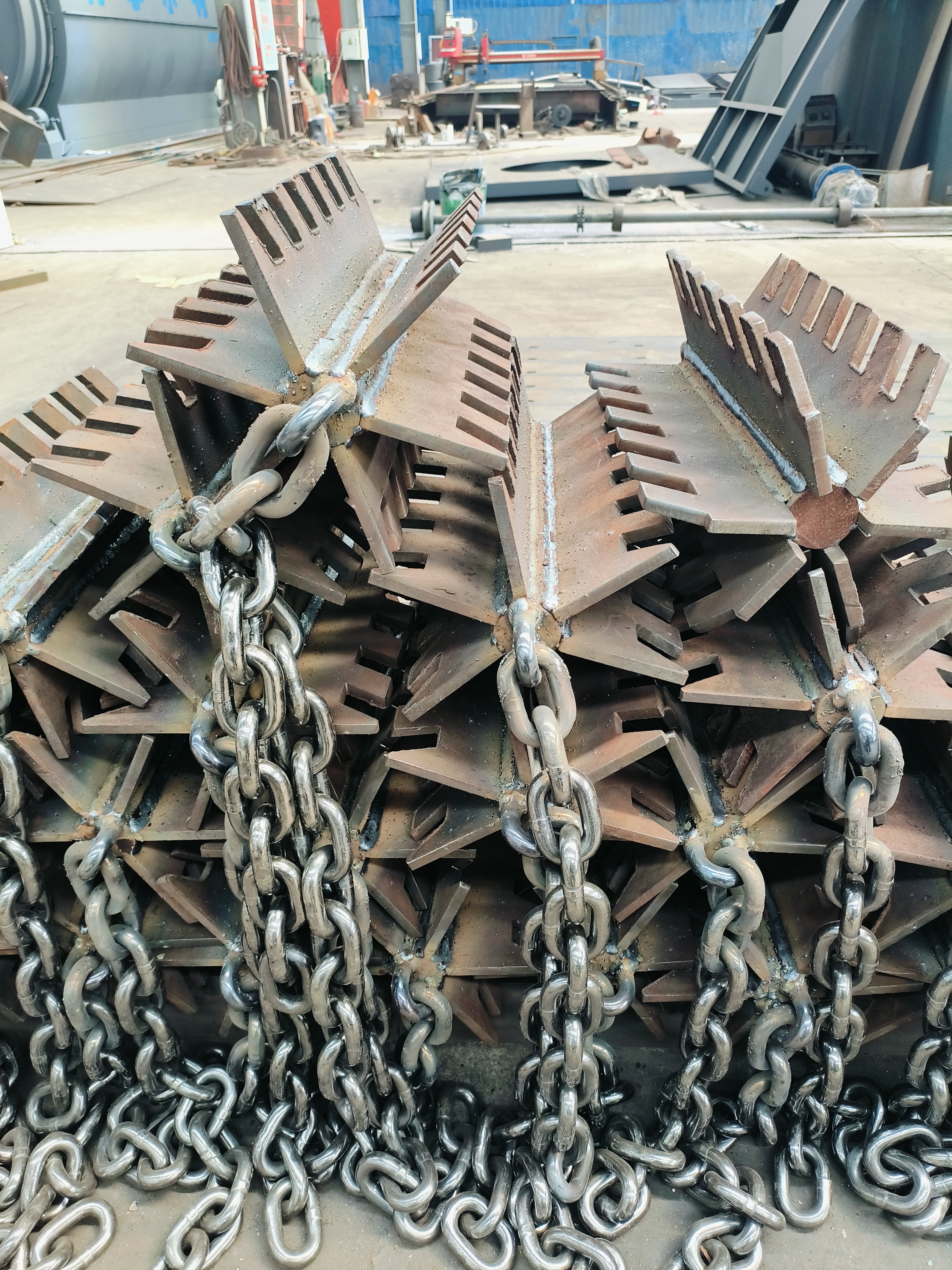 熱解油泥為什么用狼牙棒