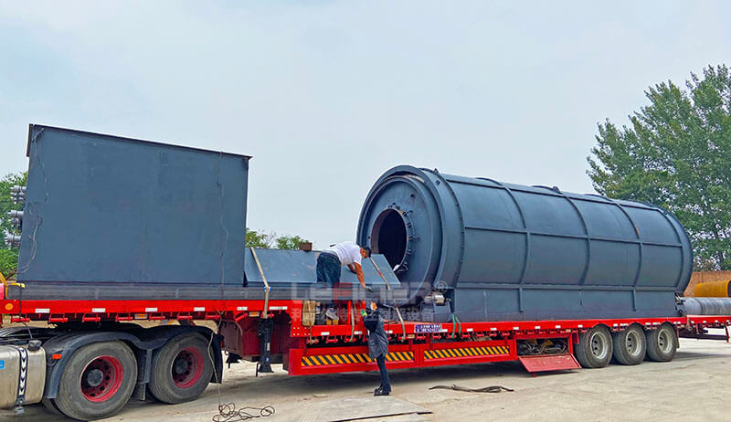 油泥減量化處理設(shè)備裝車實(shí)拍